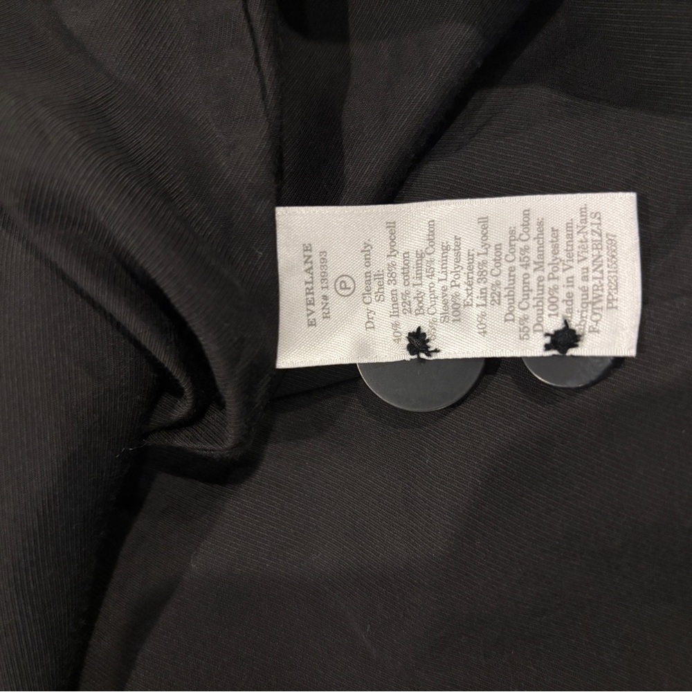 Everlane THE OVERSIZED BLAZER IN LINEN size 10 - Picture 10 of 10